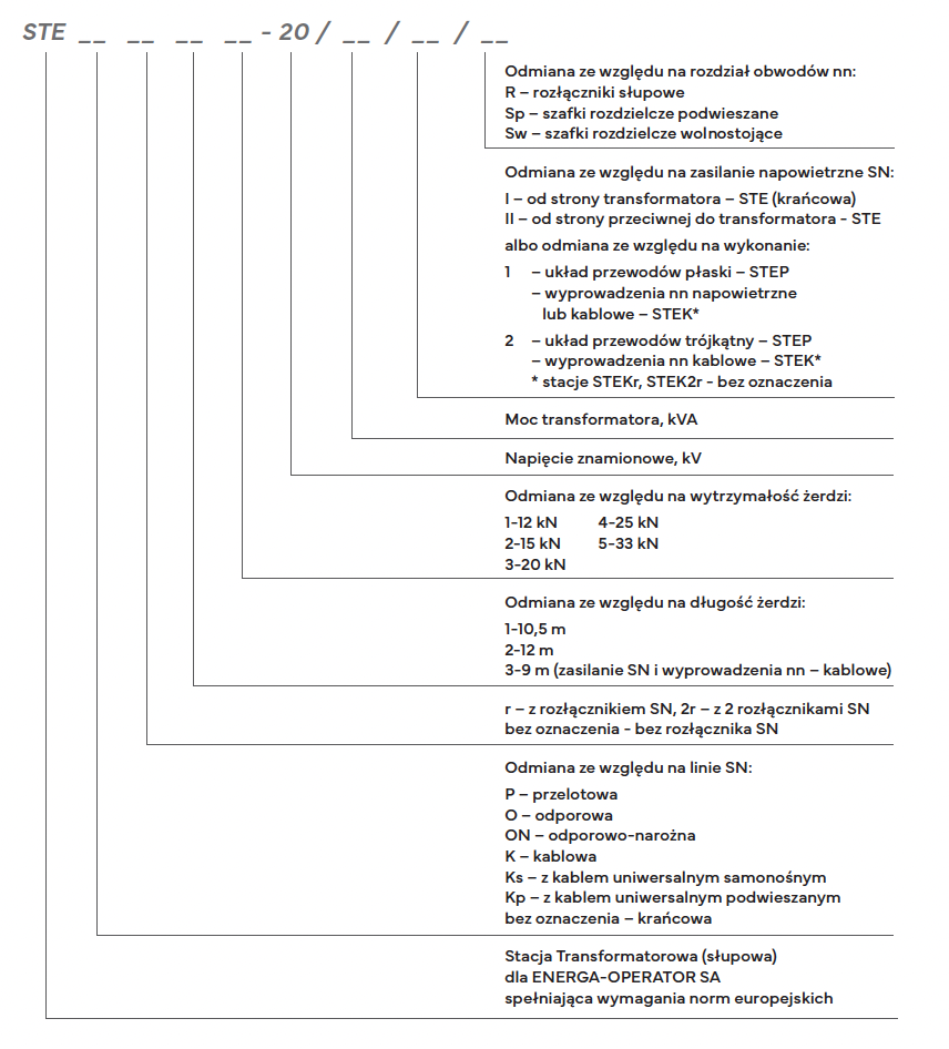 STE-oznaczenie stacji